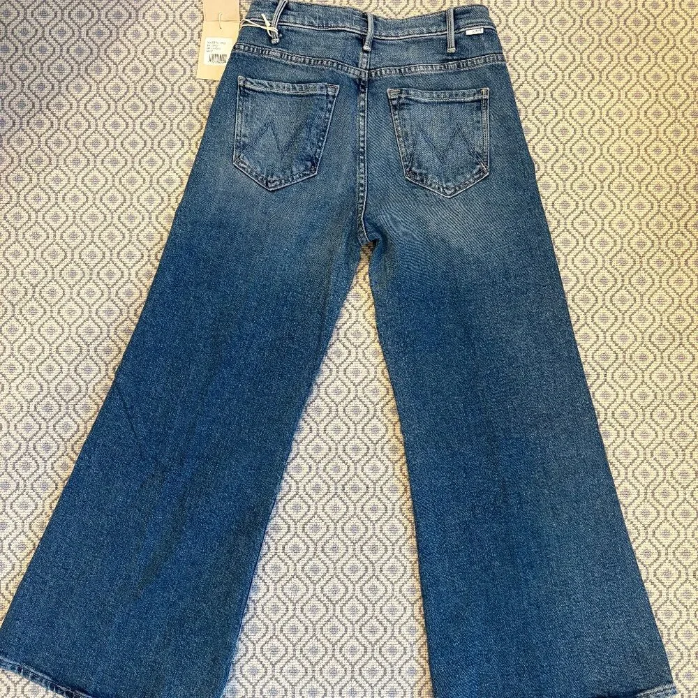 NWT MOTHER The Hustler Roller Ankle - Slip And Fall Blue (Medium) / 27 - Picture 3 of 6